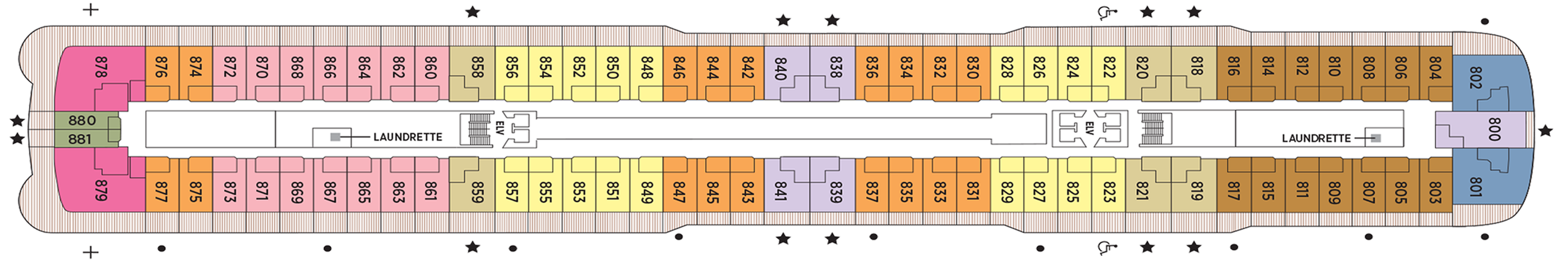 Regent Seven Seas Cruises Seven Seas Grandeur Deck 8.png